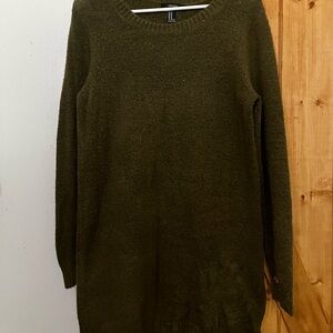 Forever 21 Olive Green Sweater Dress